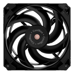 Ventilador caja coolbox 120 mm v12 black
