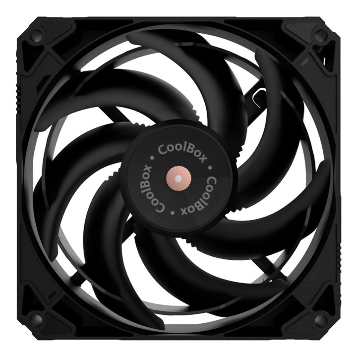 Ventilador caja coolbox 120 mm v12 black