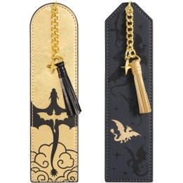 Juego de marcapaginas the noble collection alas de sangre dragones