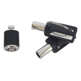 Cerradura de seguridad con llave conceptronic custodio03bsm para chasis compatible con llave maestra