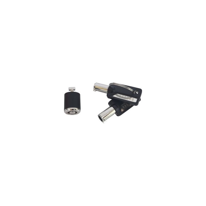 Cerradura de seguridad con llave conceptronic custodio03bsm para chasis compatible con llave maestra