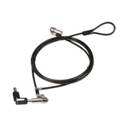 Cable de seguridad conceptronic custodio02bnmt doble cabezal con llave compatible con llave maestra