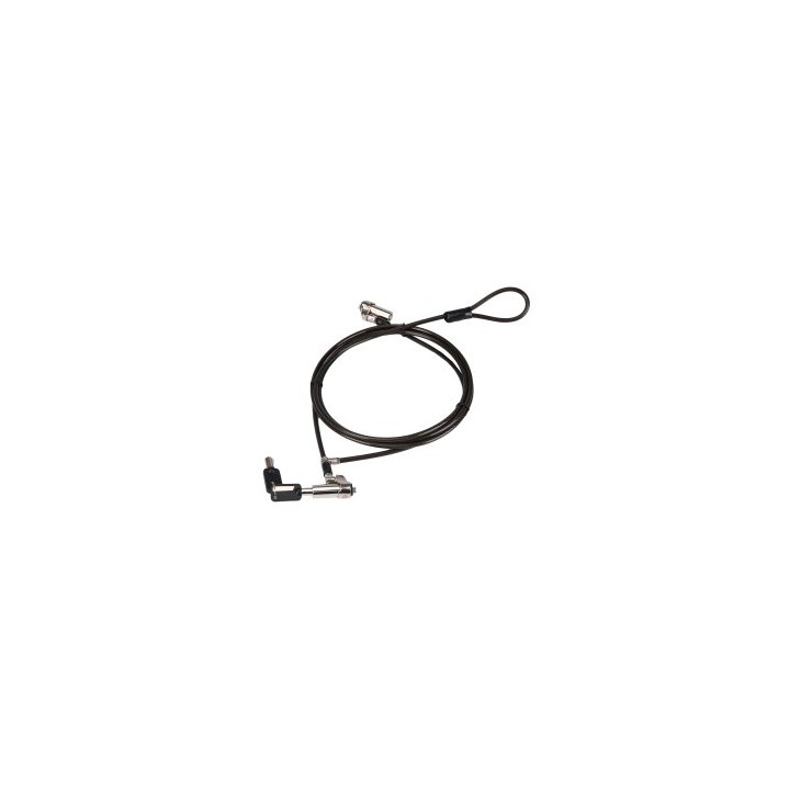 Cable de seguridad conceptronic custodio02bnmt doble cabezal con llave compatible con llave maestra
