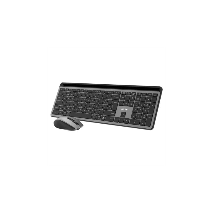 Kit teclado + mouse raton ngs eclipse kit wireless inalambrico