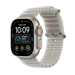 Smartwatch apple watch u4 gps+cell 49mm natural titanium case with translucent grey ocean band