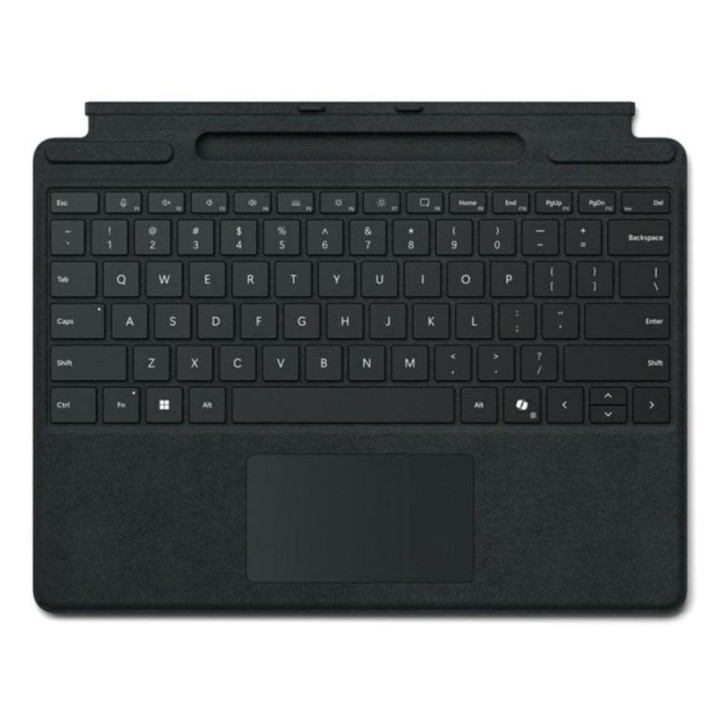 Teclado microsoft surface pro negro frances de belgica + pen