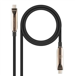 Cable nanocable usb3.2 gen2x1 aoc 60w 8k - 15m fibra optica unidireccional