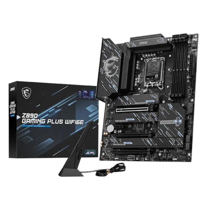 Placa base msi z890 gaming plus wifi6e lga1851 atx - 4x ddr5