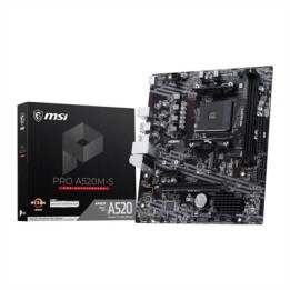 Placa base msi pro a520m - s am4 matx - 2x ddr4