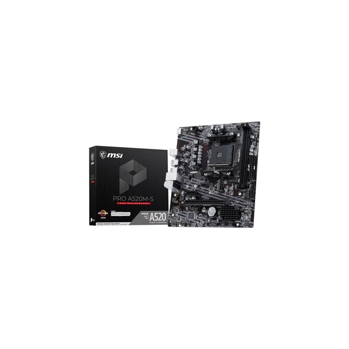 Placa base msi pro a520m - s am4 matx - 2x ddr4
