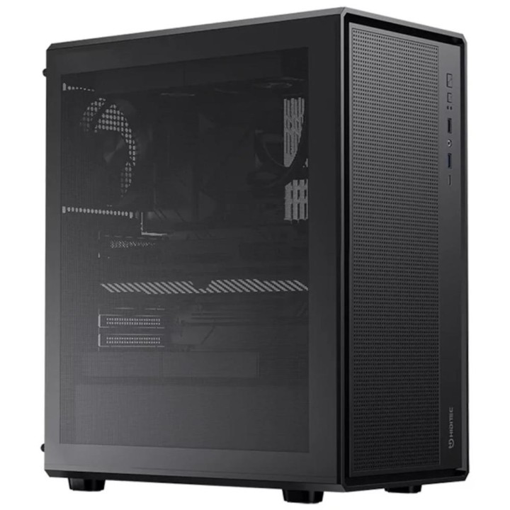 Caja ordenador gaming hiditec h4 air atx cristal templado negro