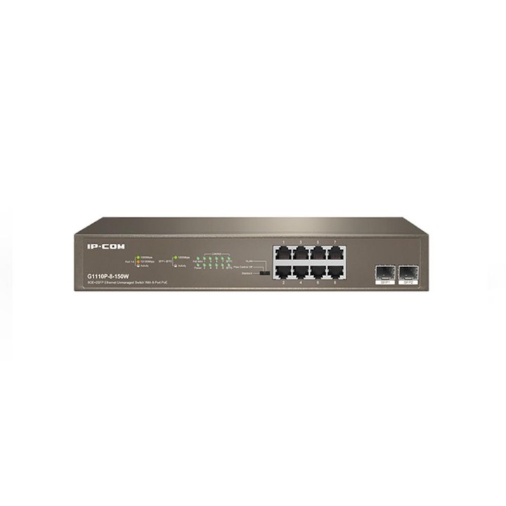 Switch ip com g1110p 8 150w 10 puertos