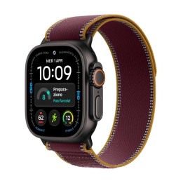 Smartwatch apple watch u4 gps+cell 49mm black titanium case with burgundy trail loop m - l