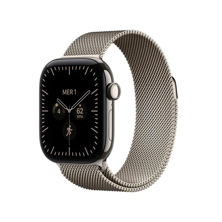 Smartwatch apple watch s12 gps + cell 42mm natural titanium milanese loop