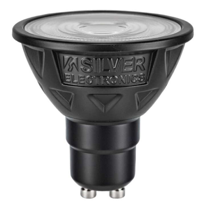 Bombilla led nitra silver electronics dicroica 6.5w80w - gu10 - 2700k - 38º - 9000lm - luz calida - a+ ca