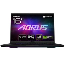 Portatil gigabyte aorus master 16 r9 - 9955x3d - 32gb - ssd 1tb - rtx 5090 24gb - 16 pulgadas - w11h