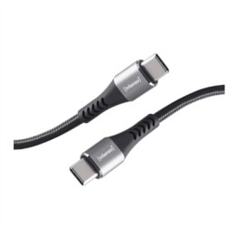 Cable usb tipo c intenso 2m - macho - macho - negro 100w