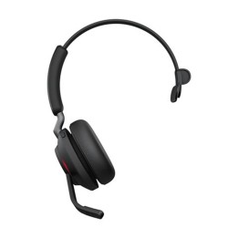 Auriculares jabra evolve2 65 ms mono inalambrico negro