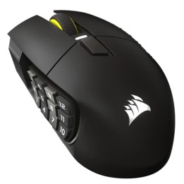 Raton inalambrico gaming corsair scimitar elite negro