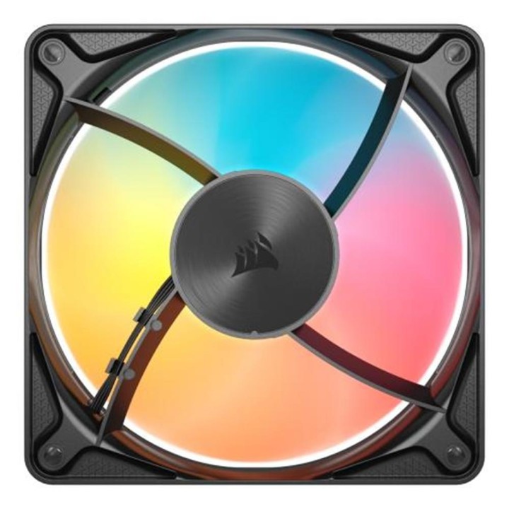 Ventilador caja corsair rs120 ii argb 120mm negro