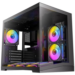 Caja ordenador gaming antec cx m3 matx argb cristal templado negra