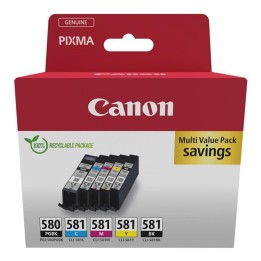 Multipack canon pgi - 580 pgbk + cli - 581