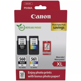 Multipack canon pg - 560xl negro cl - 561xl multicolor