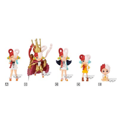 Figura World Collectable Film Red One Piece 7cm surtido