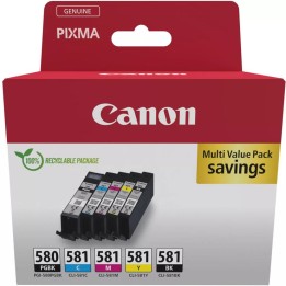 Multipack canon pgi - 580 pgbk + cli - 581