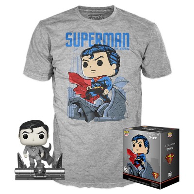 Set figura POP & Tee DC Comics Jim Lee Superman Exclusive