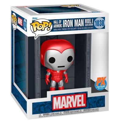 Figura POP Deluxe Marvel Hall of Armor Iron Man Model 8 Exclusive