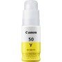 Botella tinta canon gi 50y amarillo 70ml