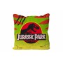 Cojin cuadrado logo coche jurassic park