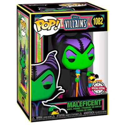 Figura POP Disney Villains Maleficent Black Light Exclusive