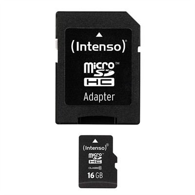 Tarjeta memoria micro sd intenso 16gb