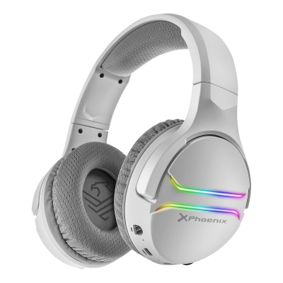 Auriculares inalambricos gaming echo 71 blancos