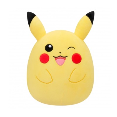 Peluche squishmallows pokemon pikachu 25 cm