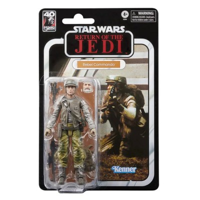 Figura Rebel Commando 40th Anniversary Return of the Jedi Star Wars 15cm