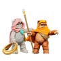 Figuras Wicket W Warrick & Kneesaa Ewoks Star Wars 9cm