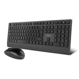 Teclado + raton nox lite duo inalambrico negro
