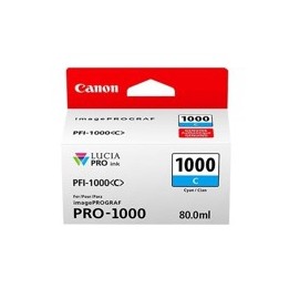 Cartucho canon pfi 1000 c cian pro 1000