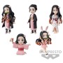 Pack 12 figuras Nezuko Kamado Word Collectable III Demon Slayer Kimetsu No Yaiba 7cm surtido