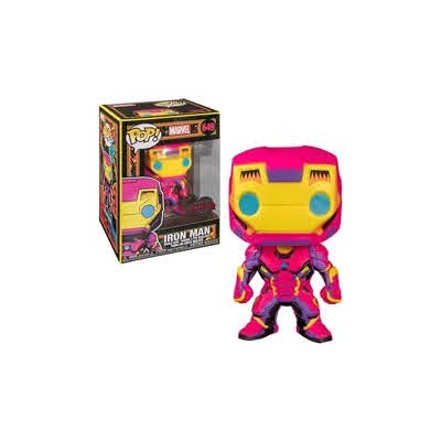 Funko pop marvel black light ironman