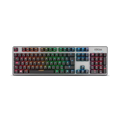 Teclado gaming krom kernel usb retroiluminado