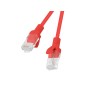 Latiguillo lanberg cat6 utp 05m rojo