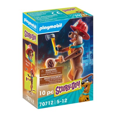 Playmobil scooby doo figura coleccionable bombero