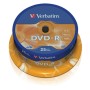 Verbatim dvd r 47gb 16x tarrina 25uds