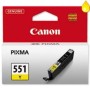 Cartucho tinta canon cli 551y amarillo mg6350