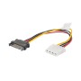 Cable alimentacion lanberg molex hembra sata