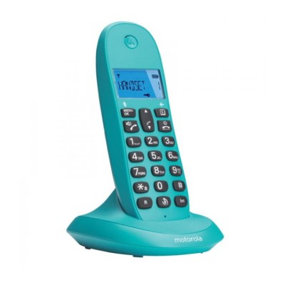 Telefono motorola c1001lb turquesa